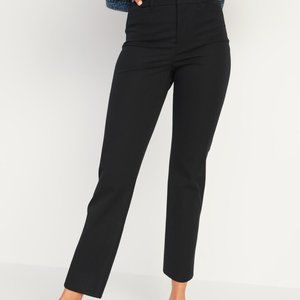 Old navy pixie high rise straight leg ankle pants